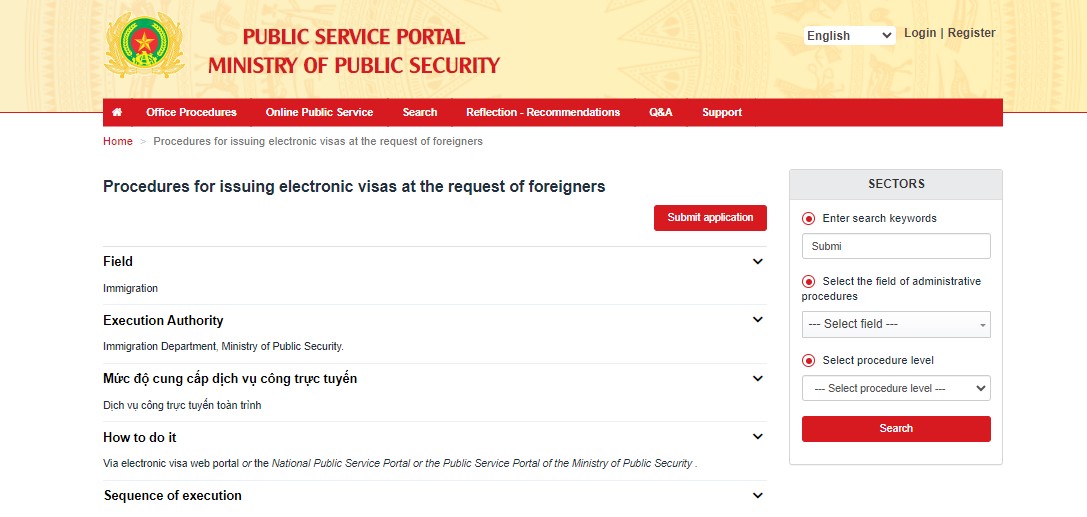 how to apply for vietnam evisa 1