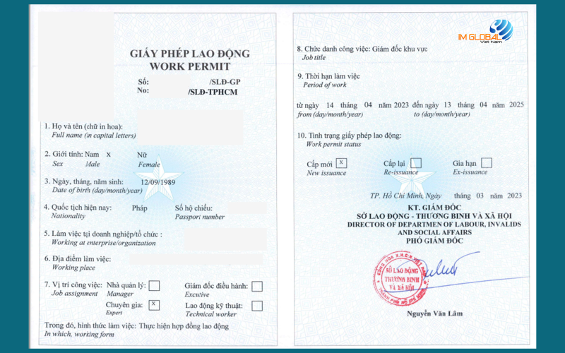 Vietnam Work permit